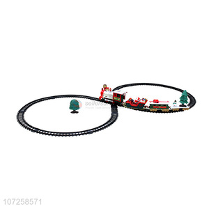 Latest arrival kids classic battery operated train set slot toy