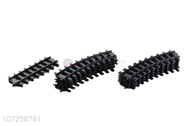 Wholesale custom DIY battery operated plastic train railway set slot toys