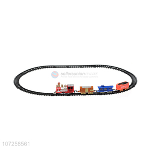 Popular products children electric battery operated rail train track toys