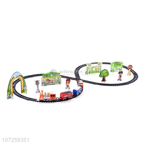Most popular boys railway toy train battery operated train set