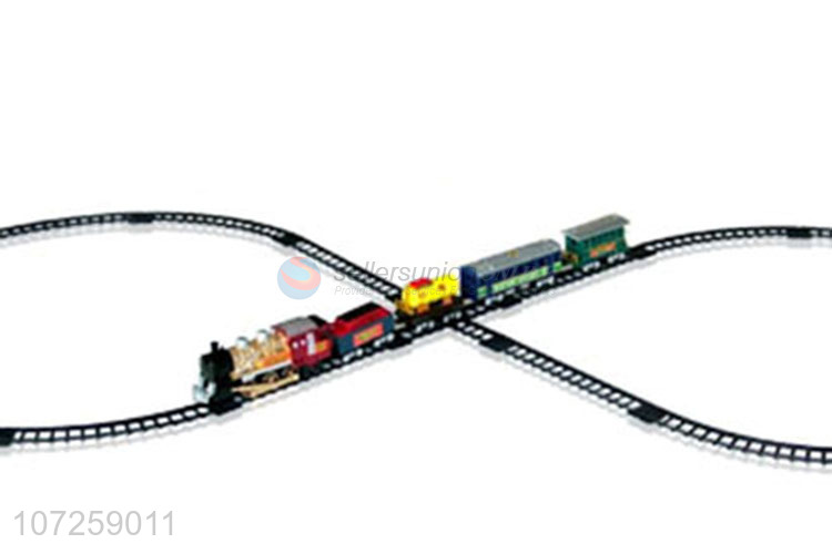Hot products plastic railway set toy battery operated toy train