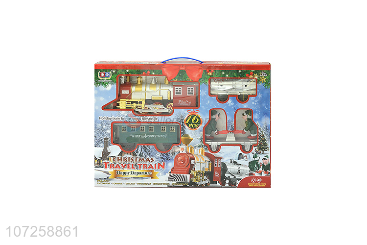 Bottom price plastic track toys battery operated toy train for kids