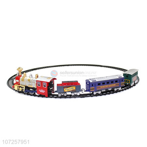Hot sale track train toy slot toy plastic rail train set