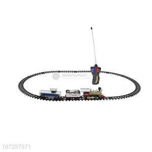 China supplier plastic railway set toy battery operated toy train