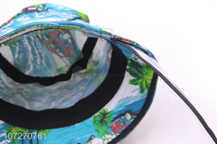 Factory Price Anti-Saliva Face Protective Cap Fisherman Isolates Hat