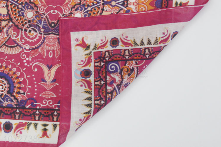 Popular products personalized cotton square bandana delicate square headkerchief