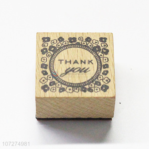 Wholesale cheap wooden stamp for diy greeting card