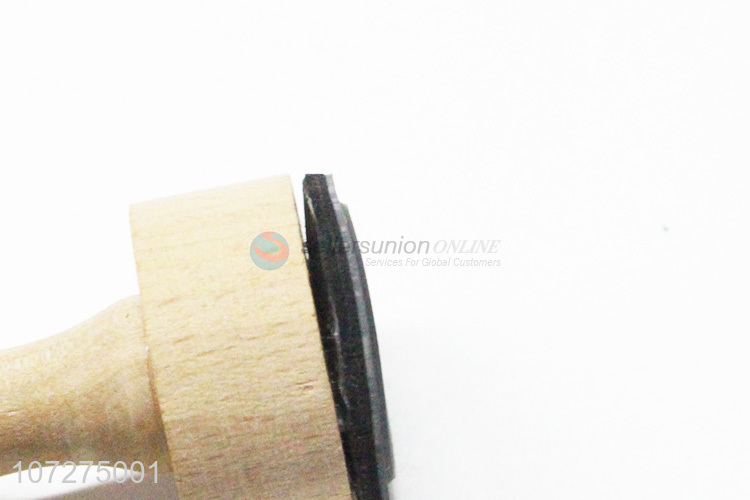 New design engraved wooden stamp with handle