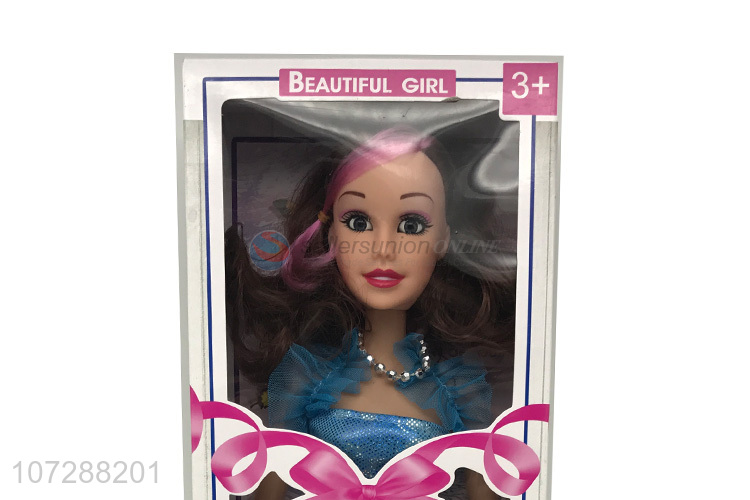 Hot Selling Movable Eyes Beautiful Girls Doll Toy