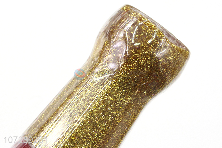 Reasonable price creative waterproof gold glitter eye liner in plastic bottle