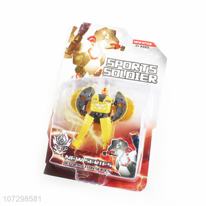 Newest Sports Soldier Toy Plastic Deformation Robot Toy