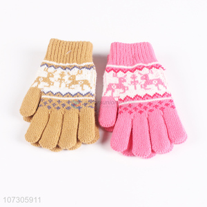 New style winter keep warm knitted gloves for sale