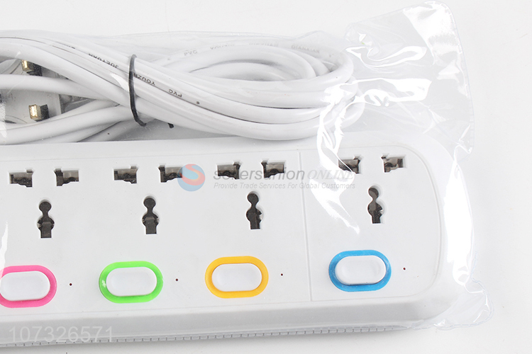 New arrival 3 pin electrical switch socket outlet power strip