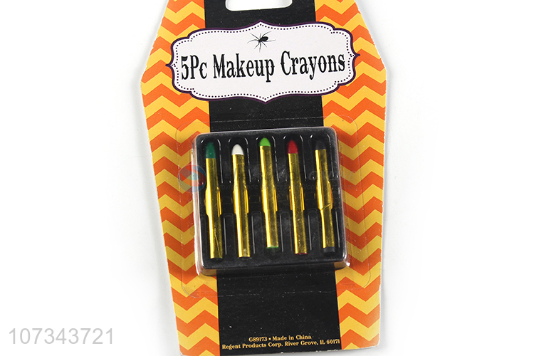 Quality Accurance 5 Colors Makeup Crayons Set Halloween Masquerade Face Paint