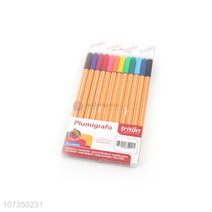Good Quality 12 Pieces Colour Pen Sign Pen