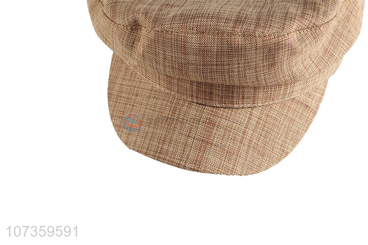 Wholesale Breathable Flat Top Military Hats For Ladies