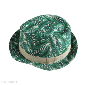 Fashion Printing Billycock Fedora Hat For Sale