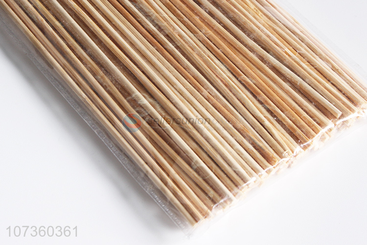 Good Quality Disposable Natural Wood Bbq Skewer Round Roasting Sticks