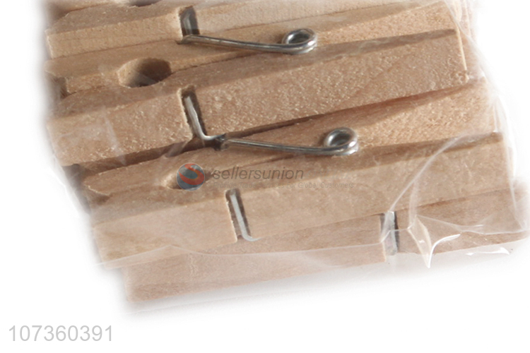 Wholesale Mini Natural Wooden Clips For Photo Clothespin Craft Decoration