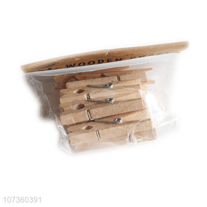 Wholesale Mini Natural Wooden Clips For Photo Clothespin Craft Decoration