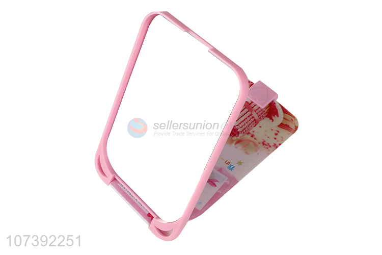 Suitable Price Portable Plastic Pocket Compact Mirror Comb Set