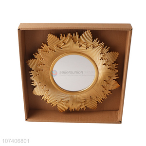 Top product gold European style wall mirror decorative luxury glass mirror