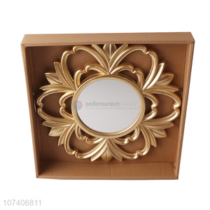 High quality gold European style mirror wall mounted decorative mirrors