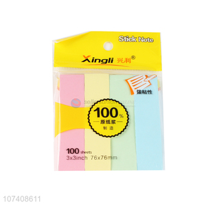 Hot products colored paper sticky notes for school & office