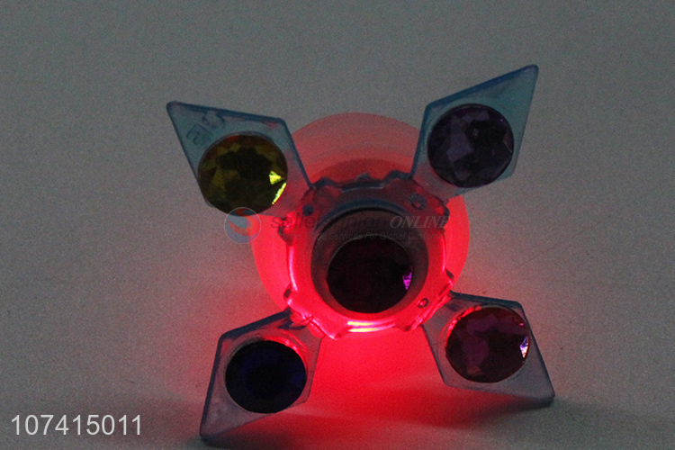 New Product Kids Favor Flashing Led Rotating Ring Gyro Ring Toys
