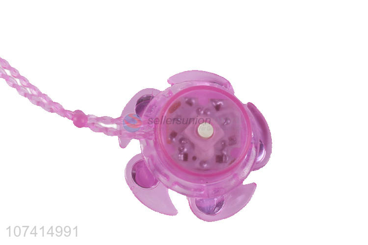 Hot Sell Flashing Gyro Necklace New Creative Children Toys