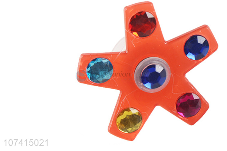 New Luminous Ring Led Children Cartoon Flashing Rotating Toy