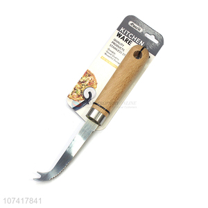 Hot Sale Wooden Handle Stainless Steel Cheese Knife