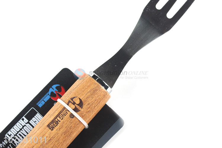 Contracted Design Dinnerware Stainless Steel Fork With Bamboo Handle