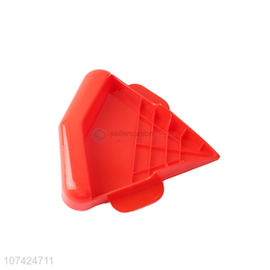 Low price plastic pizza plate creative triangle plate