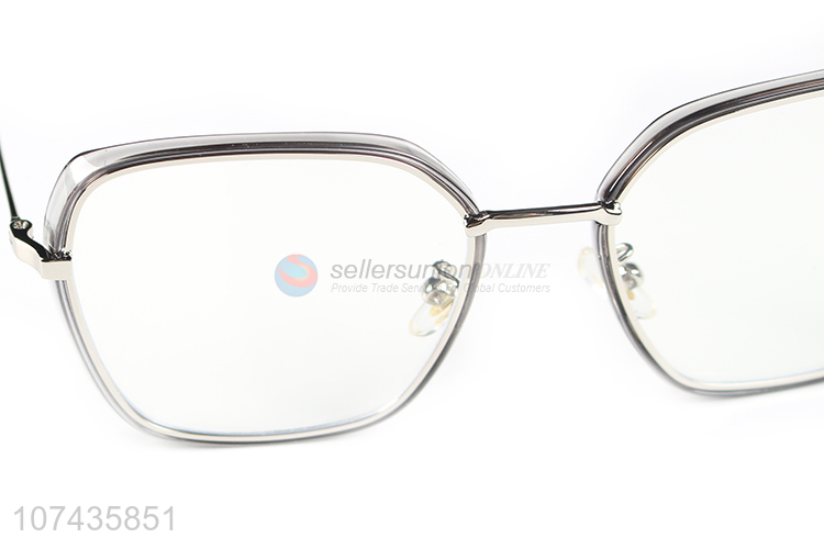 Good market optical eyewear frame anti blue-ray metal glasses