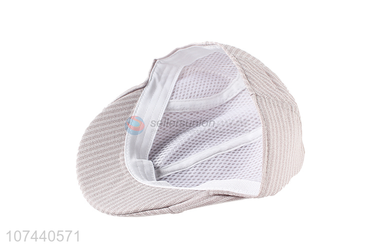 Wholesale quick-drying polyester newsboy cap unisex peaked cap