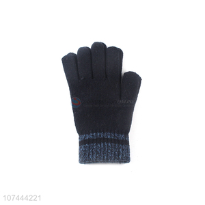 Best Selling Winter Warm Gloves Popular Five Finger Glove