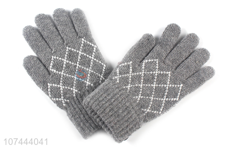 New Style Adult Knitted Gloves Fashion Winter Warm Gloves
