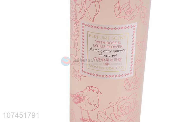Top Selling 500Ml Flora Fragrance Romantic Shower Gel