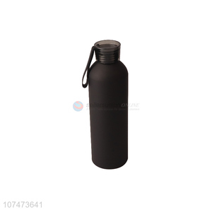 Wholesale black frosted portable drinking cup space cup