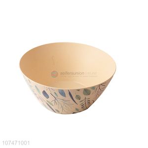 Factory price bamboo fiber round salad bowl for sale