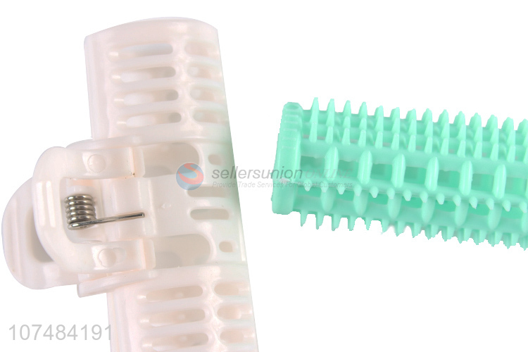 New selling promotion plastic hair roller plastic curling clip