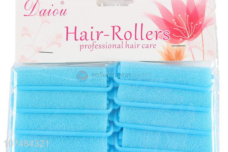 High sales diy styling curls tool safety sponge plastic hair rollers