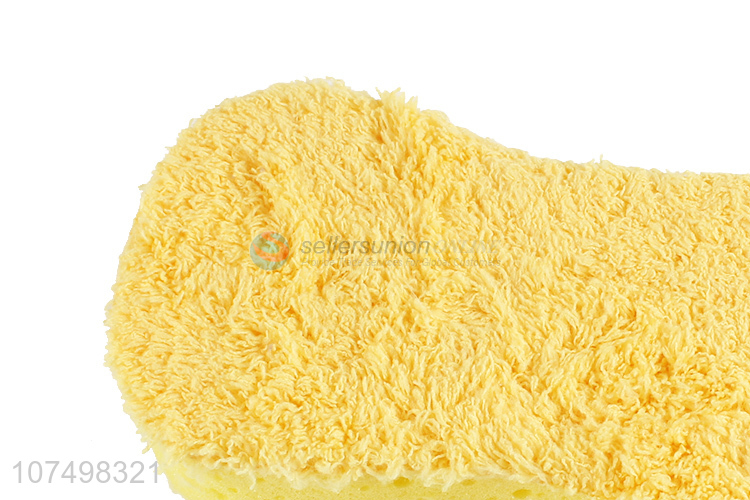 New products auto products auto cleaning sponge with fleece