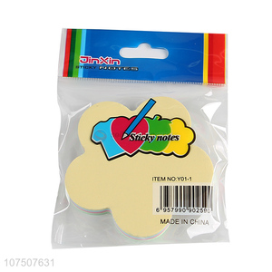 Custom Flower Shape Colorful Post-It Notes