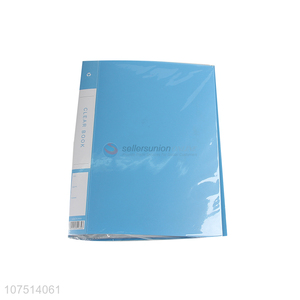 Good Sale Plastic Pockets File Holder Clear Book