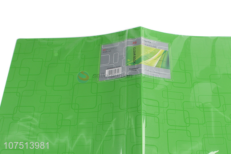 Wholesale Office Supplies Plastic Display Book Clear Book