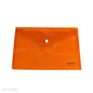 Custom Fashion Transparent File Bag Cheap Document Pouch