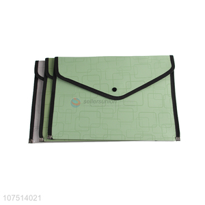Fashion Style Plastic File Folder Document Bag