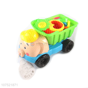 Best Selling Cartoon Pig Beach Toy Car Sand Beach Toy
